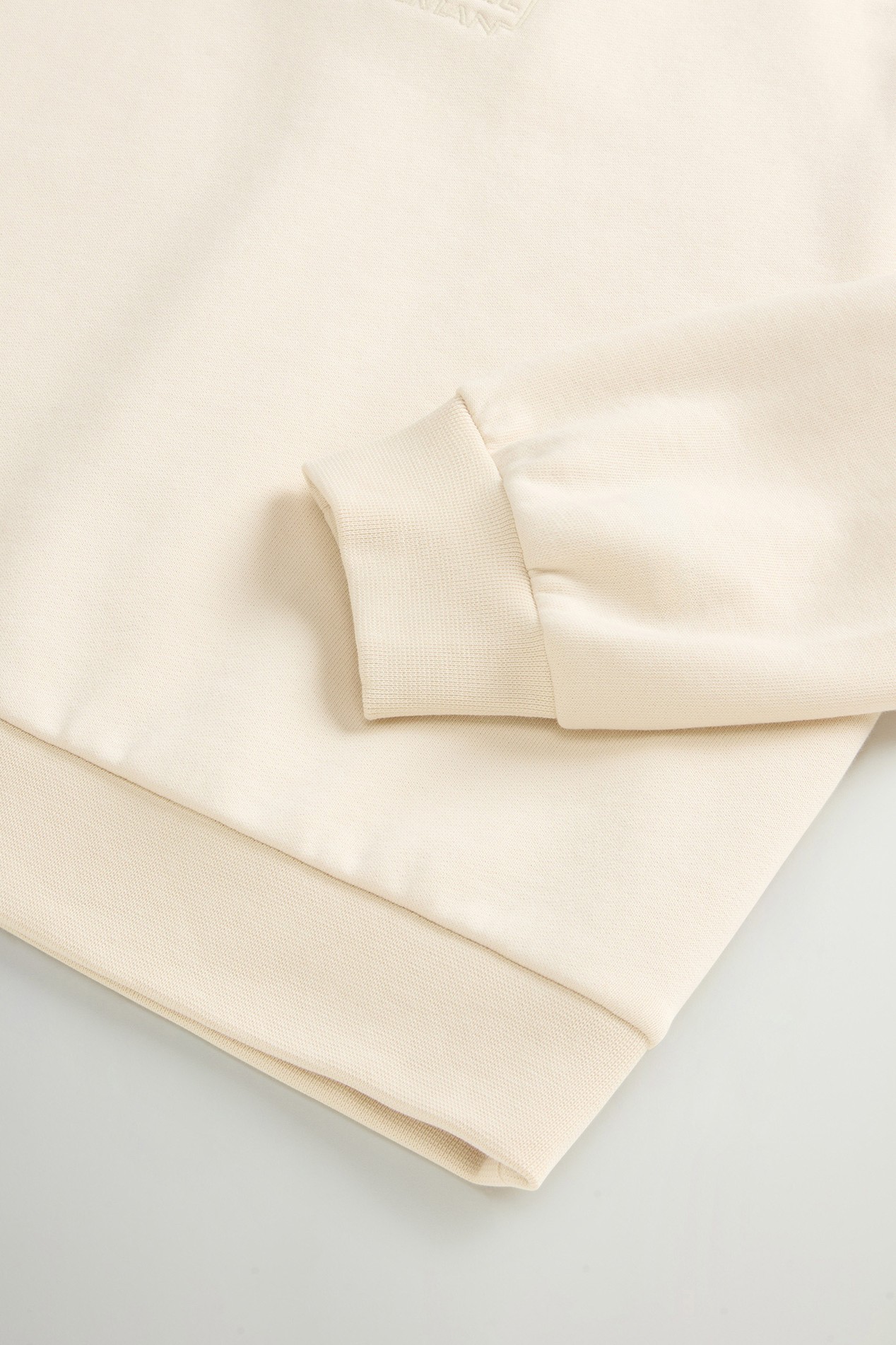Crewneck Sweatshirt in Pure Cotton White photo 6 | Woolrich