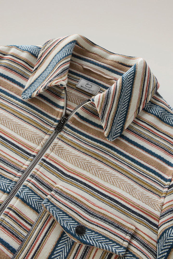 Gentry Overshirt in Manteco Recycled Cotton Fleece Multicolor photo 2 | Woolrich
