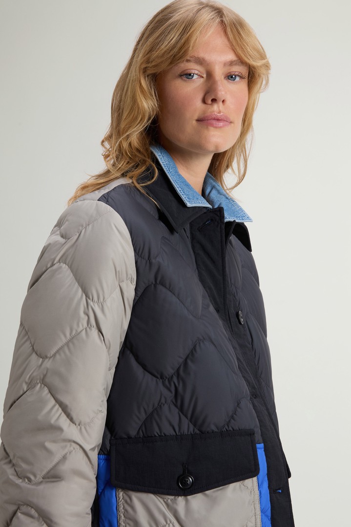 Quilted Microfiber Heritage Jacket Black photo 4 | Woolrich
