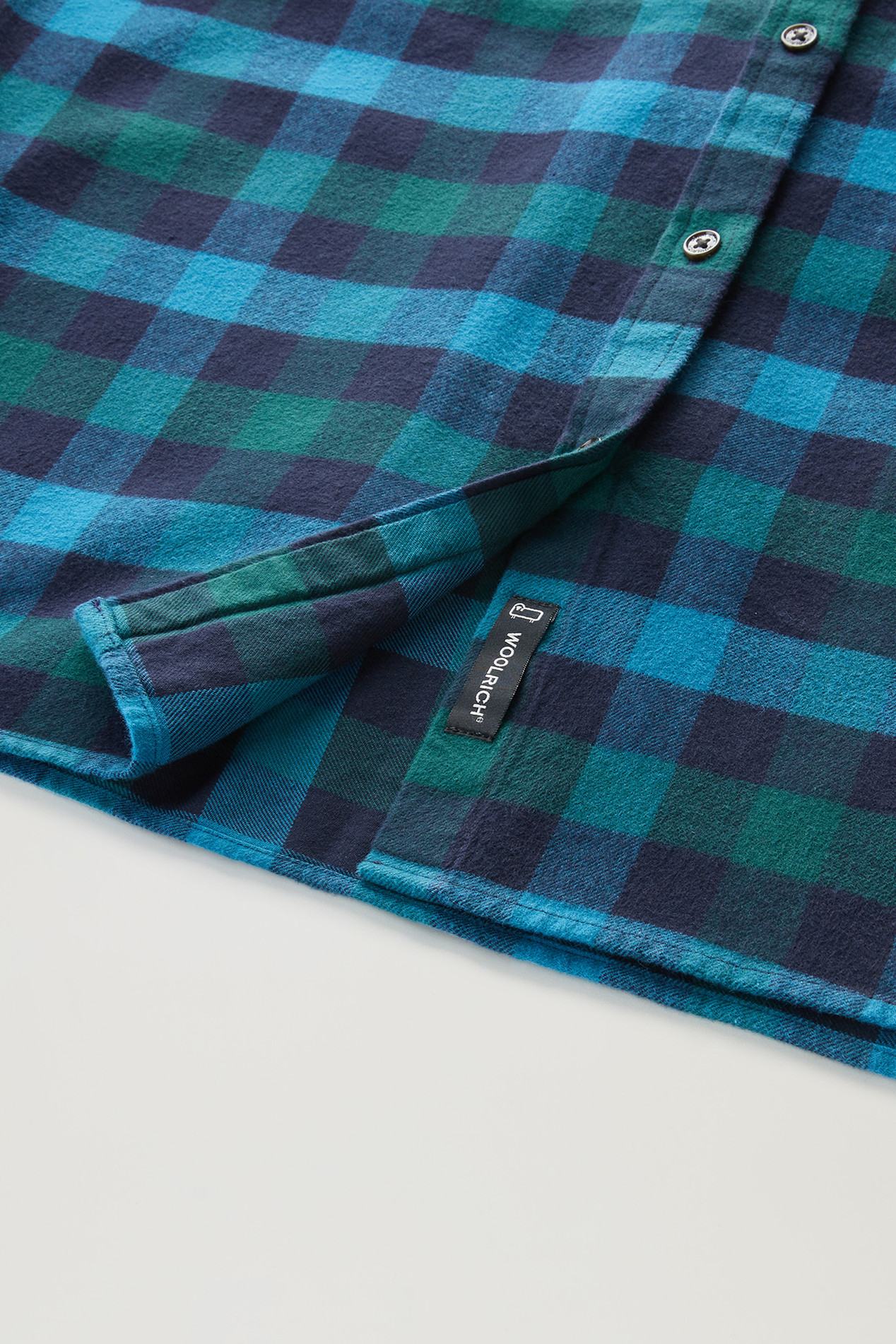 Flannel Check Shirt Blue photo 4 | Woolrich