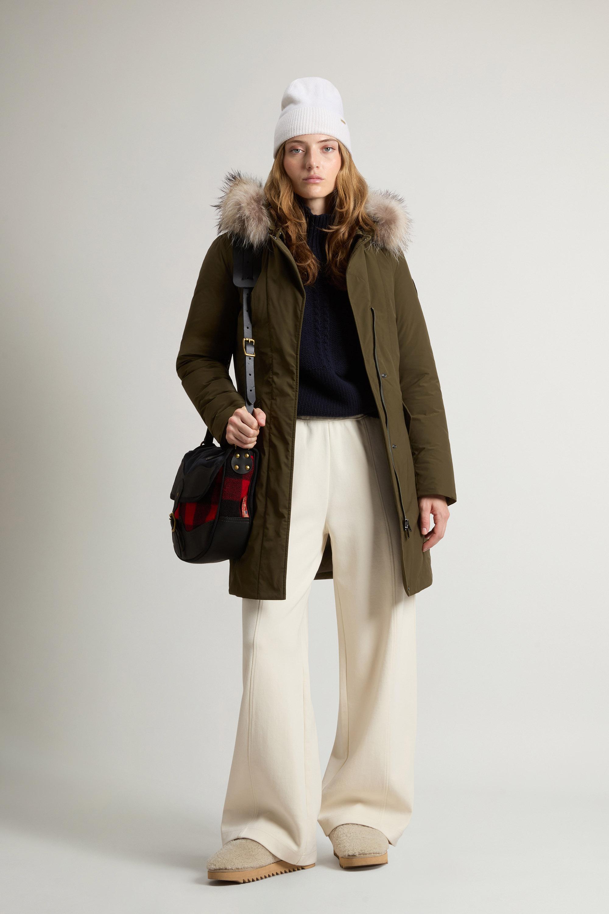 Modern Vail Parka with Detachable Hood Green photo 1 | Woolrich