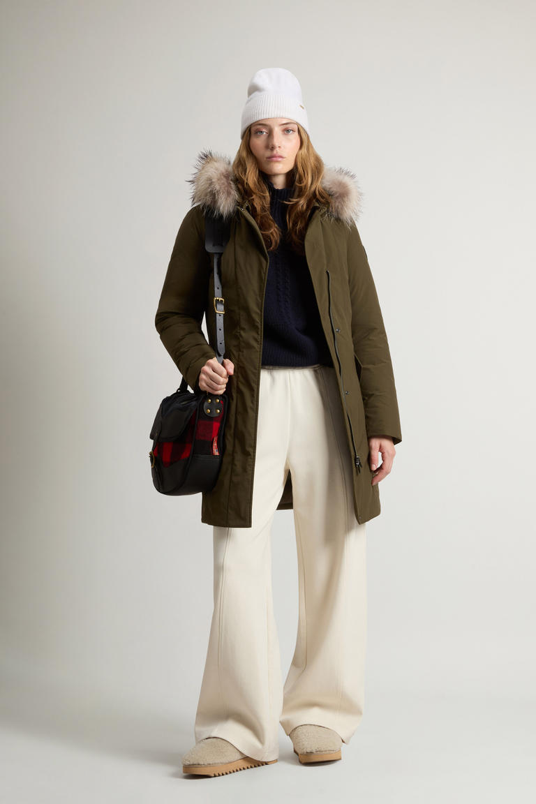 Modern Vail Parka with Detachable Hood Green photo 1 | Woolrich