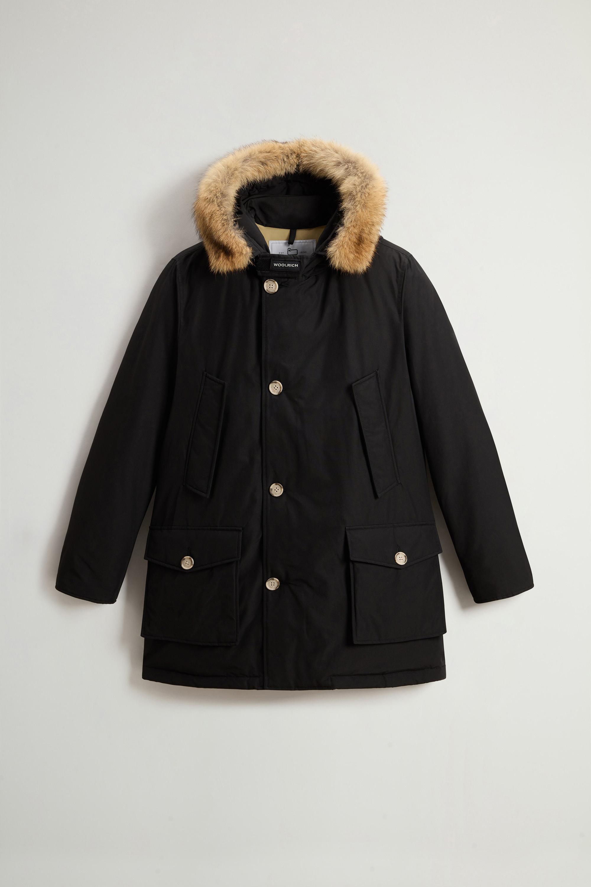 Arctic Parka aus Ramar Cloth mit abnehmbarem Pelzbesatz Schwarz photo 5 | Woolrich