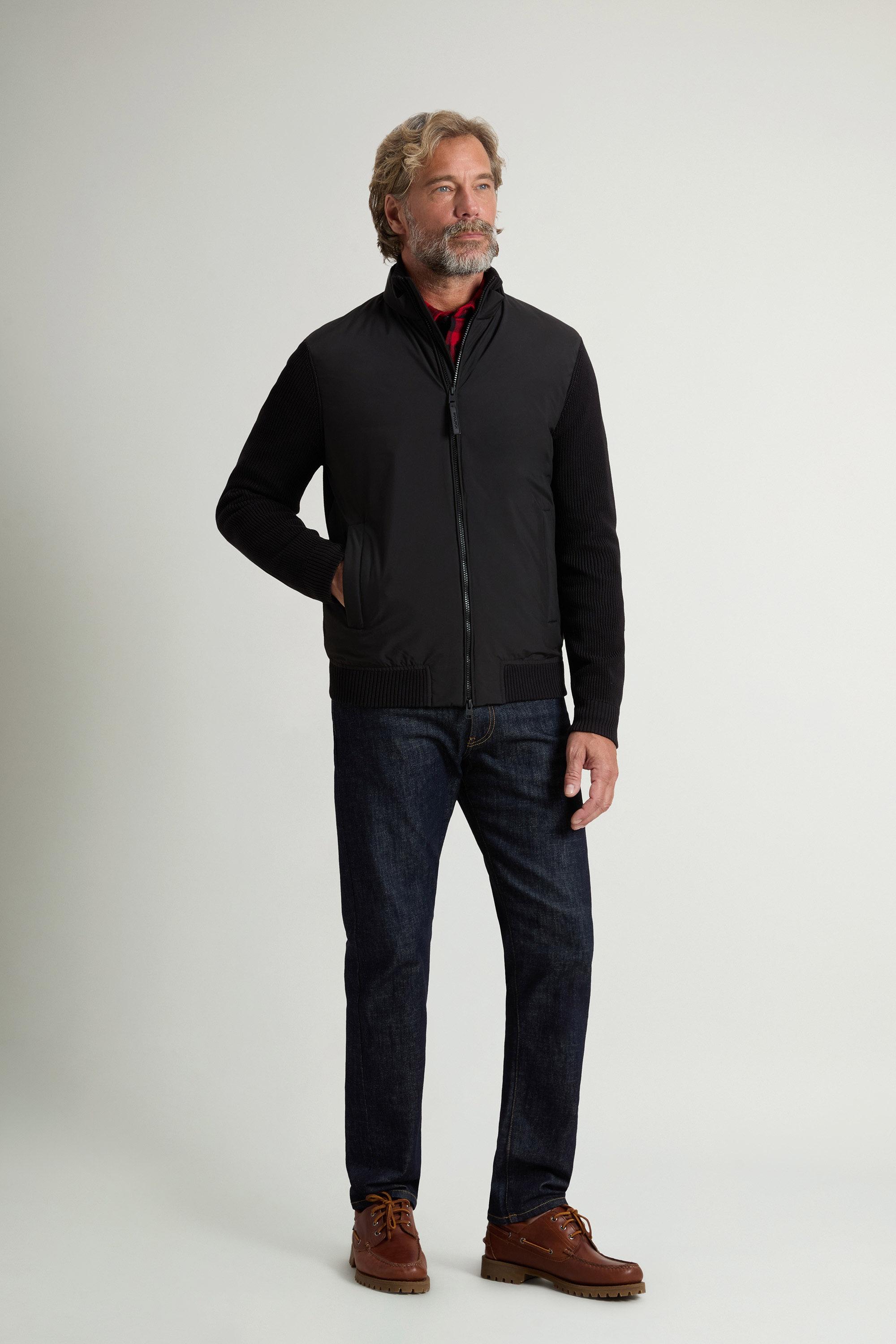 Hybrid Jacket in Cloud Poly Black photo 1 | Woolrich