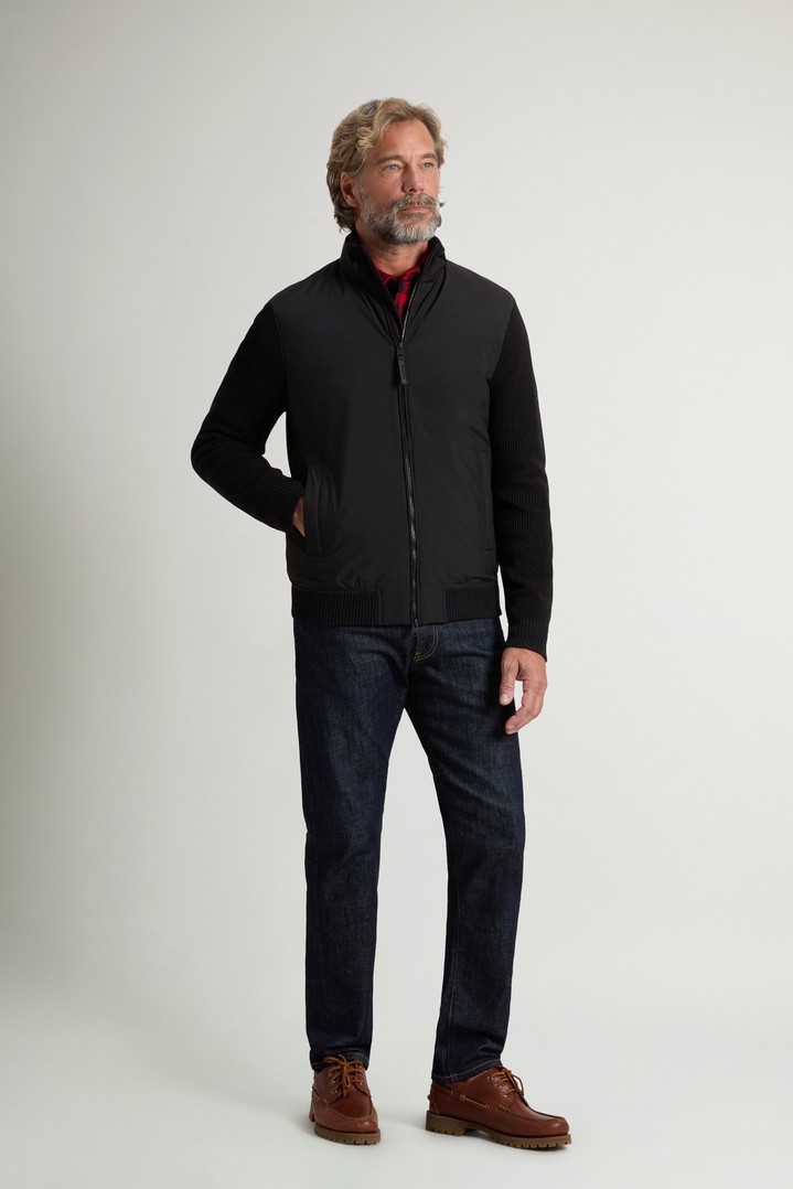 Hybrid Jacket in Cloud Poly Black photo 2 | Woolrich