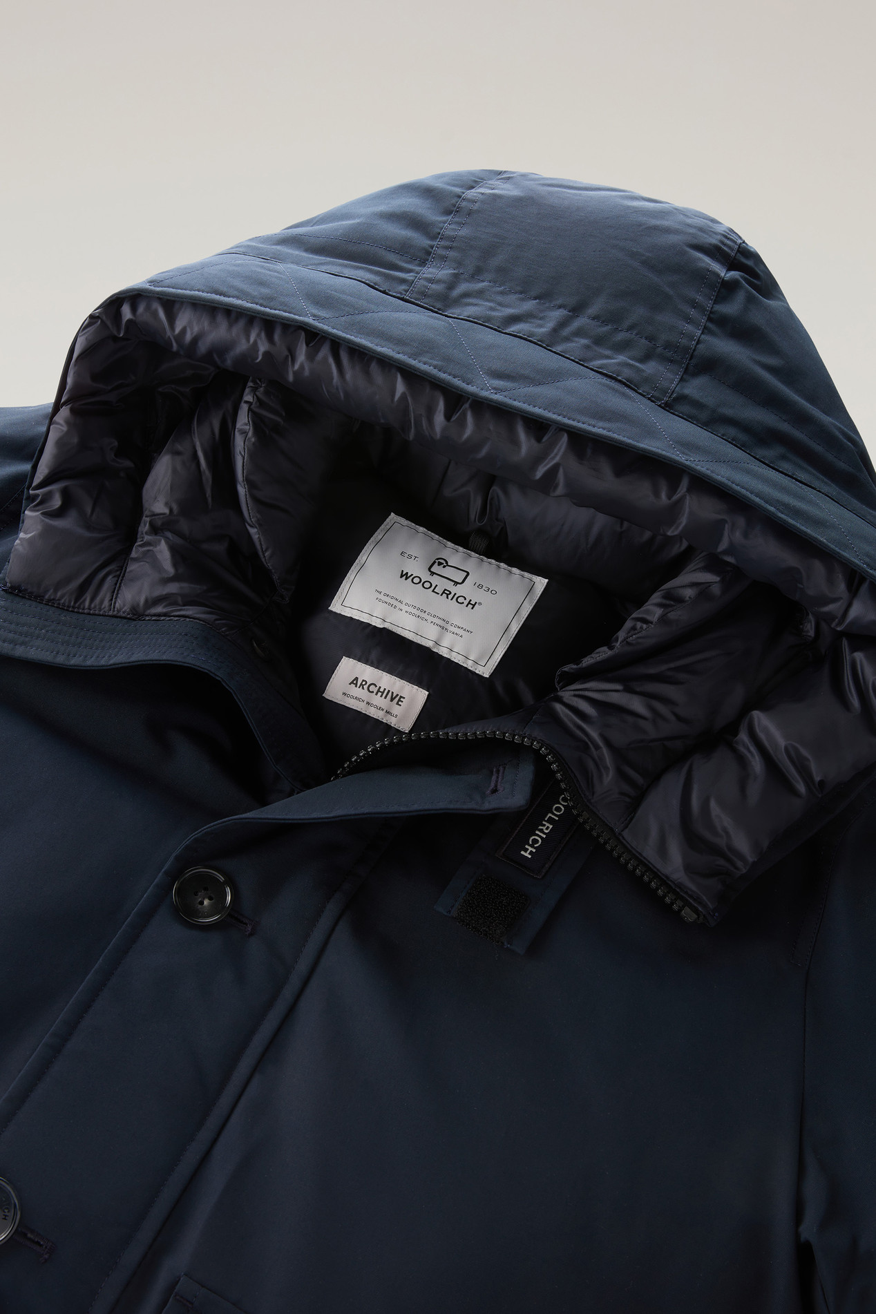Polar Bomber in Ramar Cloth Blue photo 2 | Woolrich