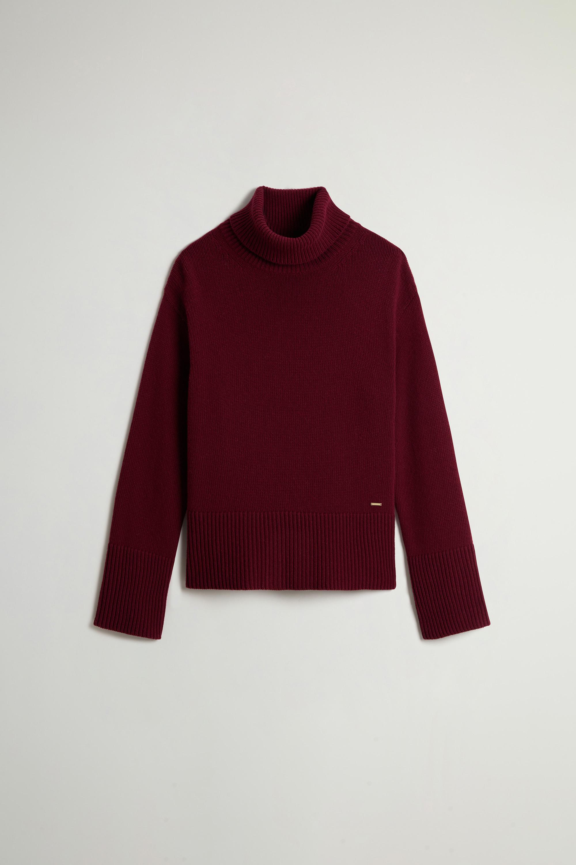 SUPERGEELONG TURTLENECK Burgundy photo 5 | Woolrich