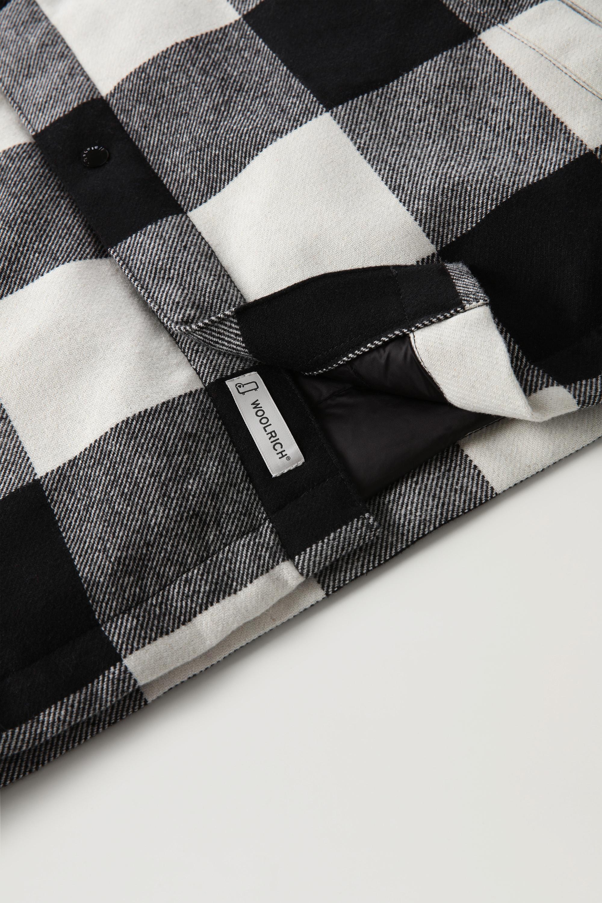 Alaskan Padded Check Overshirt in Recycled Italian Wool Blend Multicolor photo 5 | Woolrich