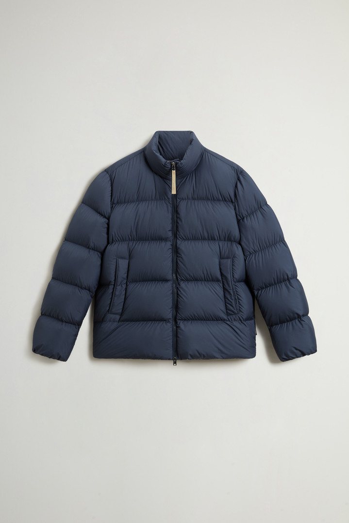 Cloud Down Jacket in Microfiber Blue photo 5 | Woolrich