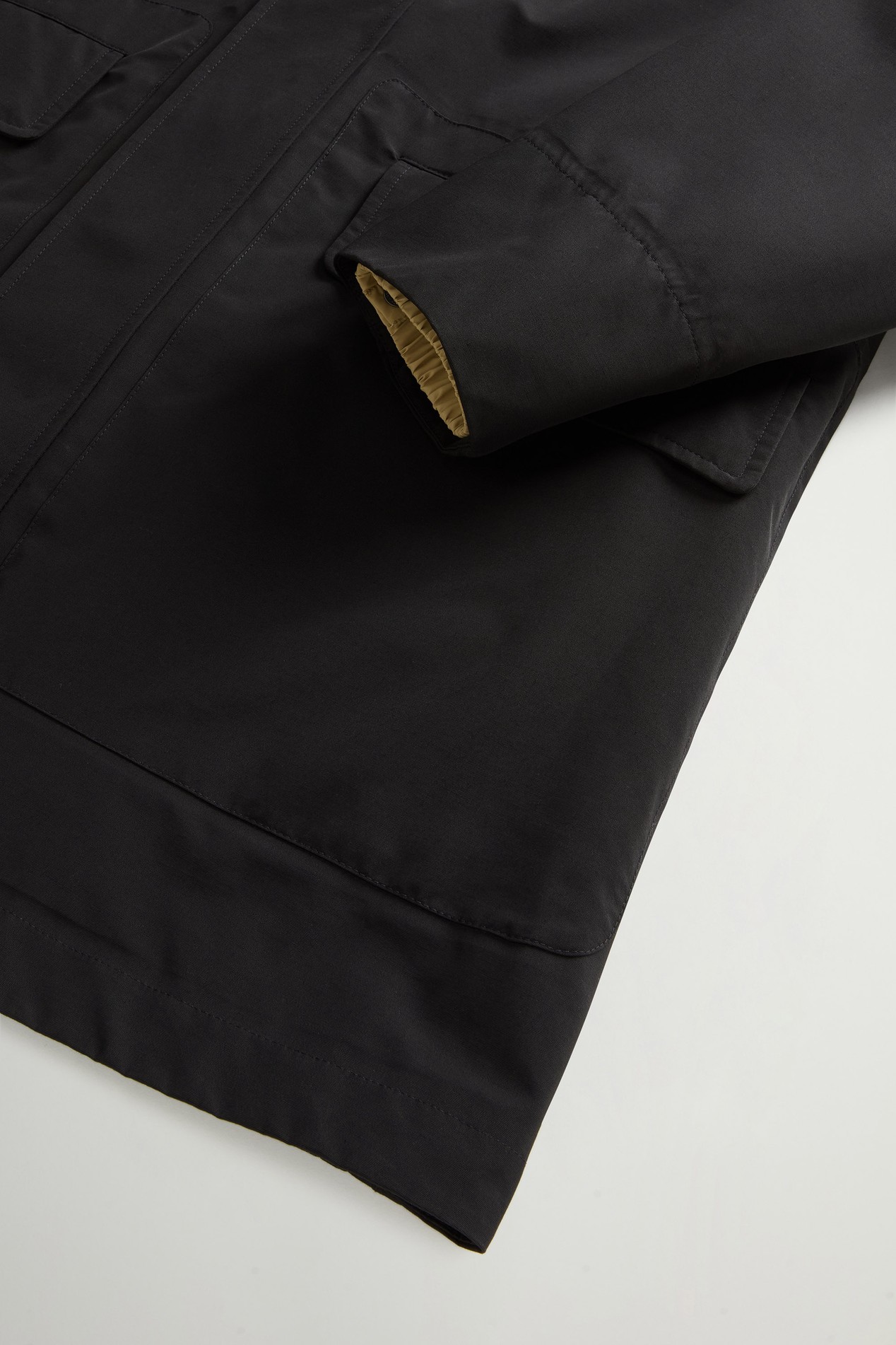 3L RAMAR OFFICER COAT 3IN2 Black photo 8 | Woolrich