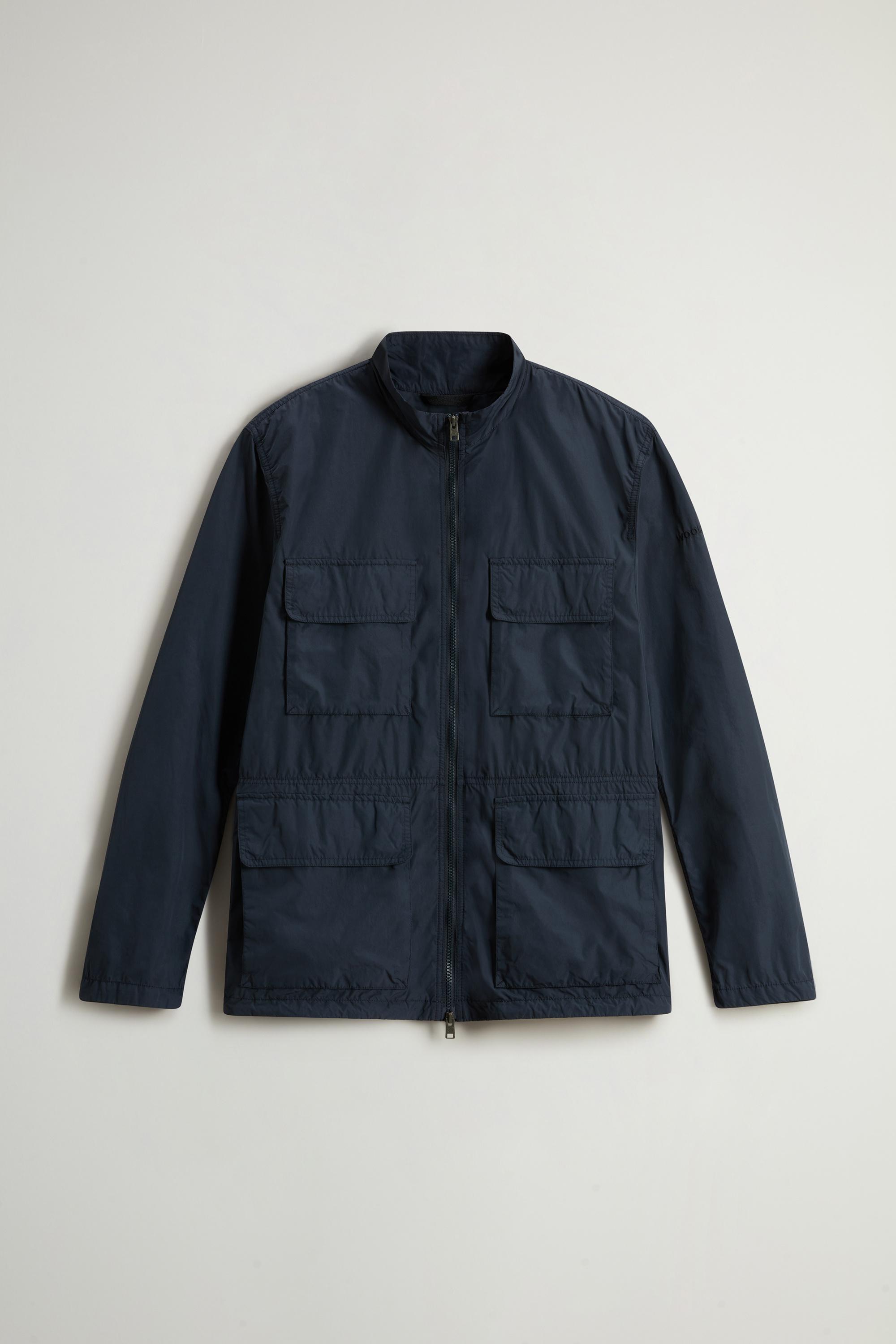Garment-Dyed Field Jacket in Peached Urban Touch Blue photo 1 | Woolrich