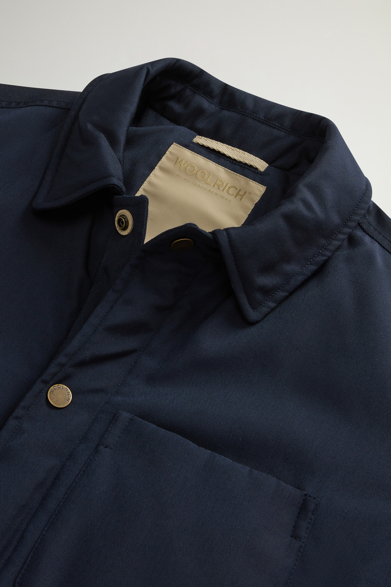 Padded Overshirt in Recycled CORDURA® Nylon Blue photo 6 | Woolrich