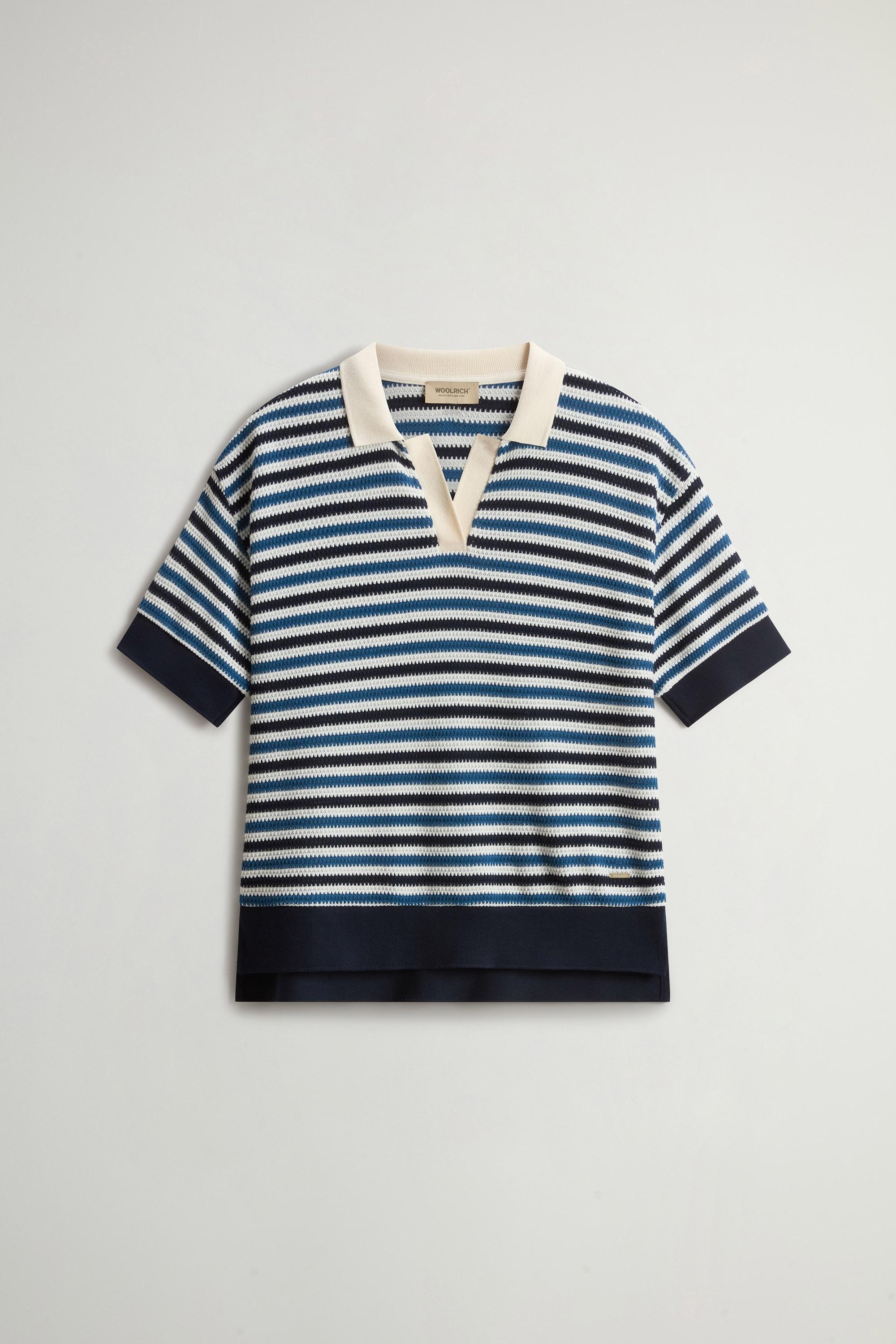 STRIPED JERSEY POLO Multicolor photo 5 | Woolrich