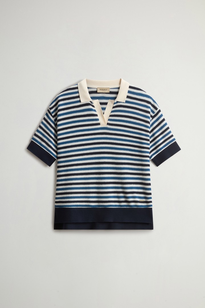 STRIPED JERSEY POLO Multicolor photo 5 | Woolrich