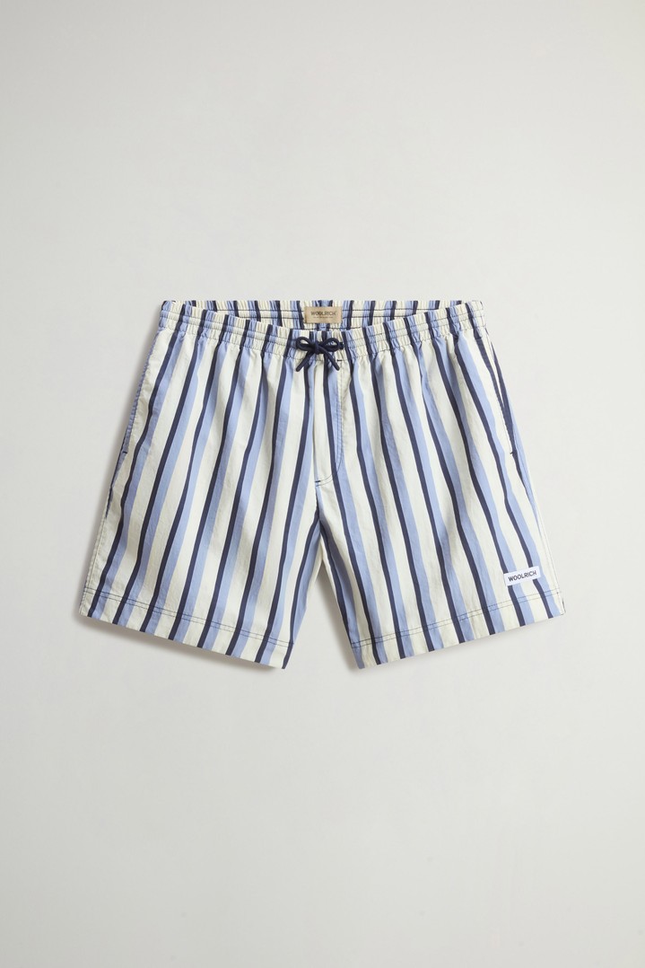 PRINTED SWIM SHORTS Blue photo 4 | Woolrich