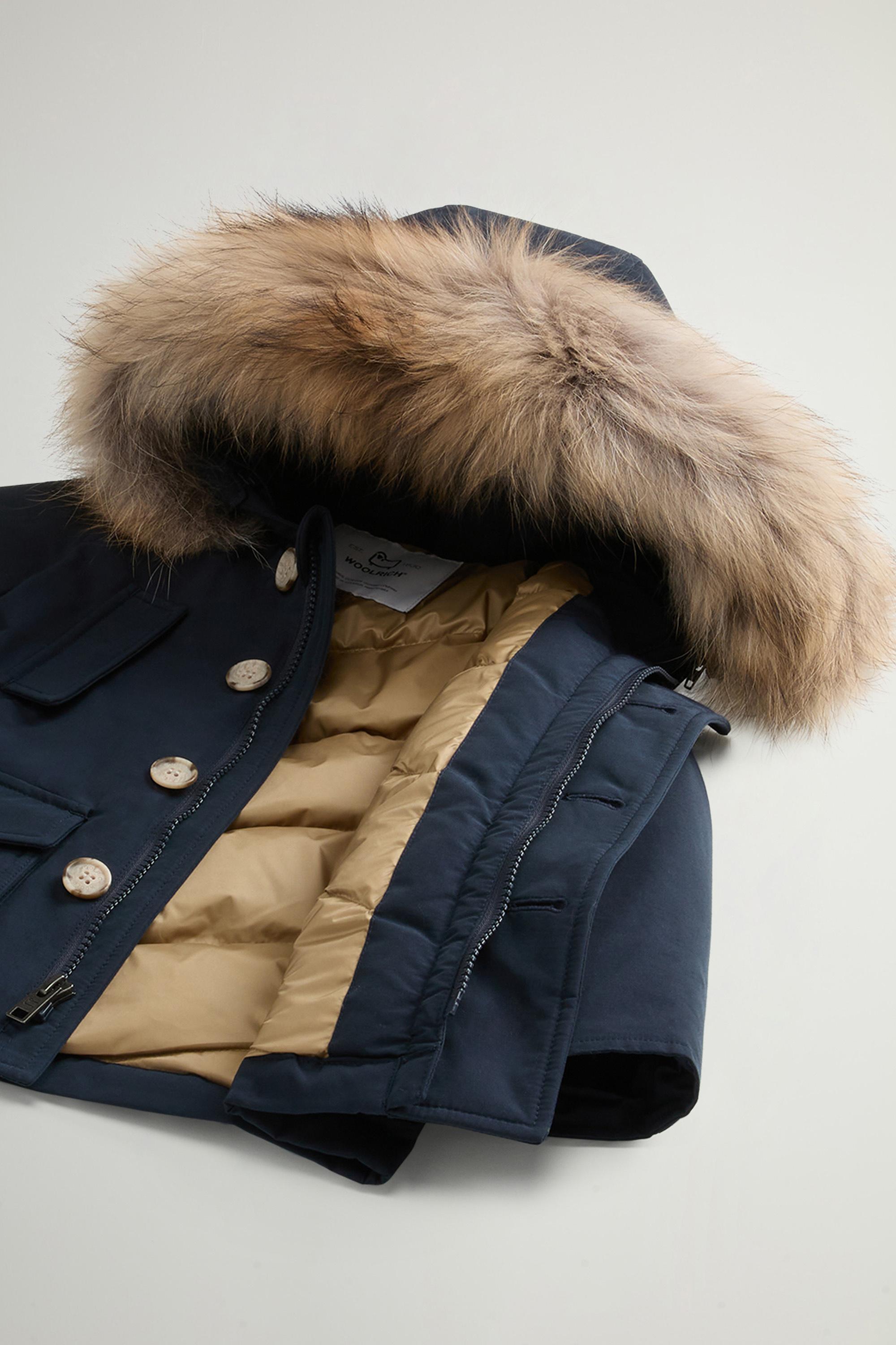 Babies’ Ramar Cloth Parka with Removable Fur Detail Blue photo 6 | Woolrich