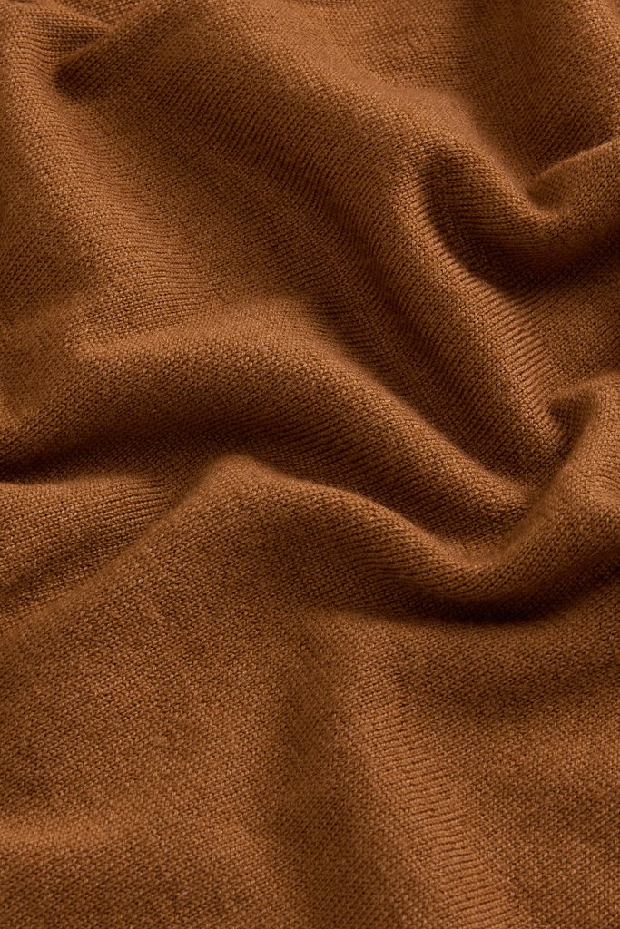 Long Cardigan in Pure Merino Virgin Wool Brown photo 3 | Woolrich