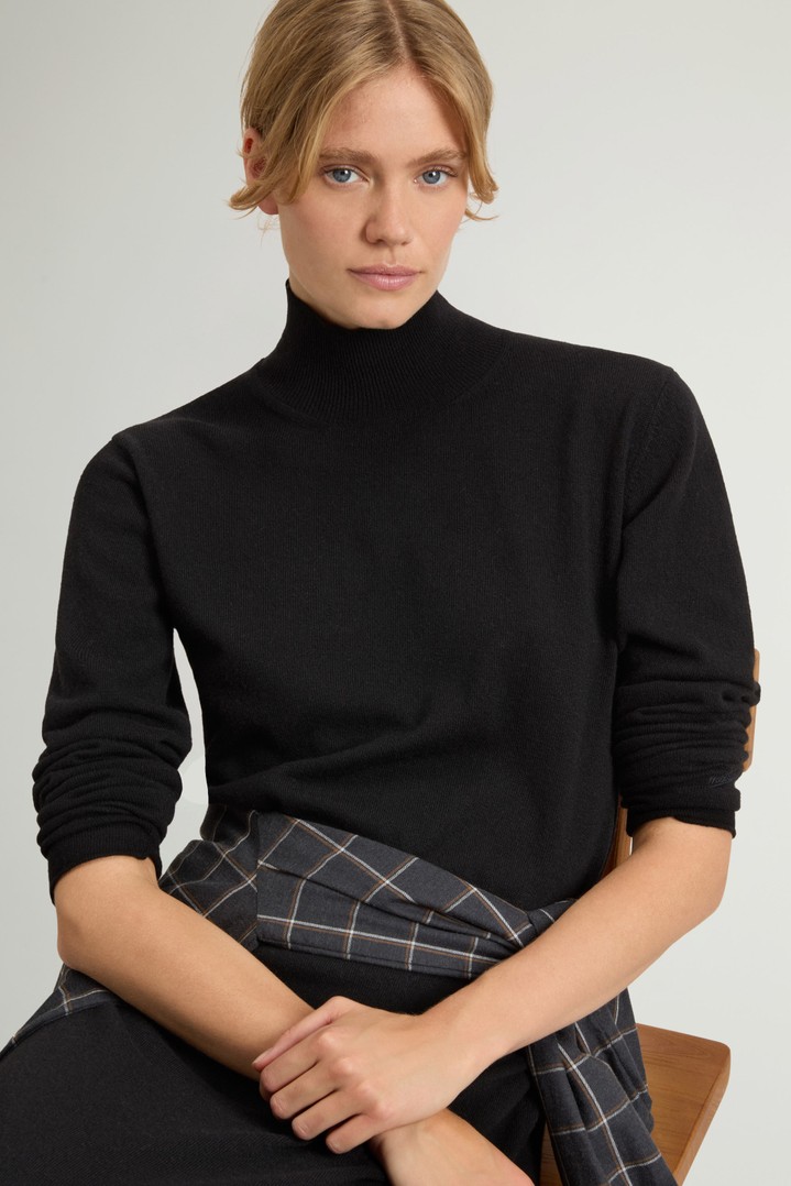 Dress in Virgin Wool and Cashmere Blend Black photo 4 | Woolrich