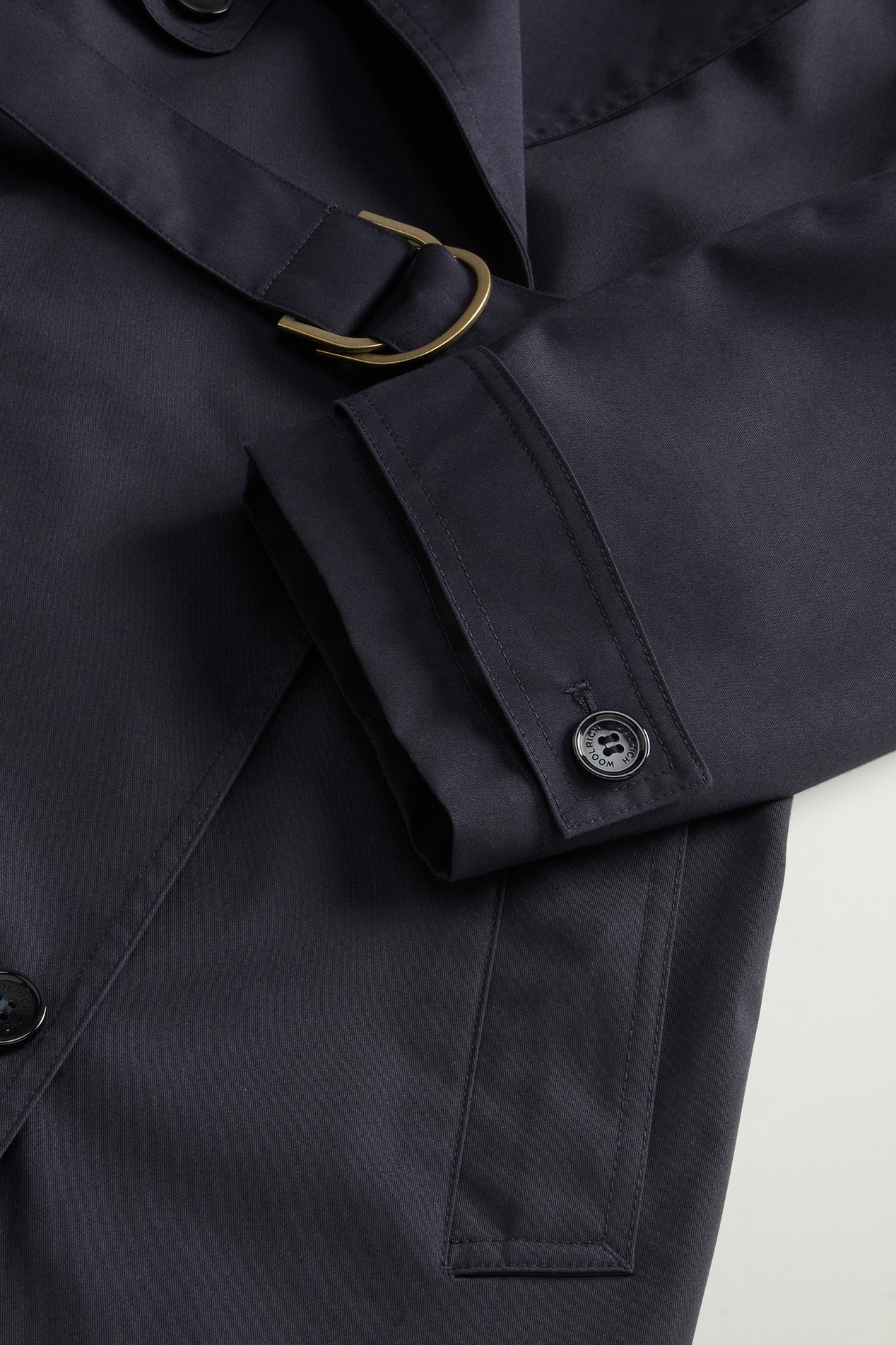 TECH COTTON TRENCH Blue photo 7 | Woolrich