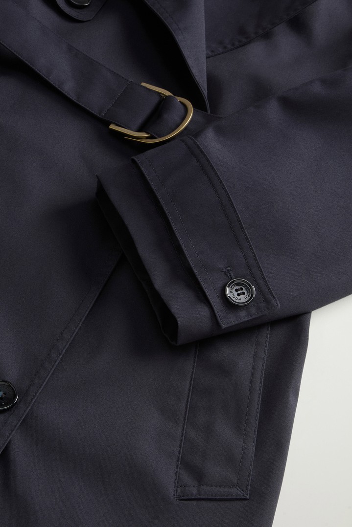 TECH COTTON TRENCH Blue photo 7 | Woolrich