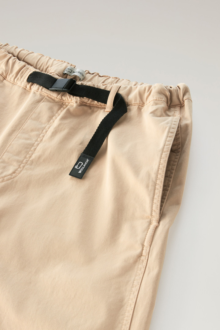 Garment-Dyed Chino Pants in Stretch Cotton Beige photo 2 | Woolrich