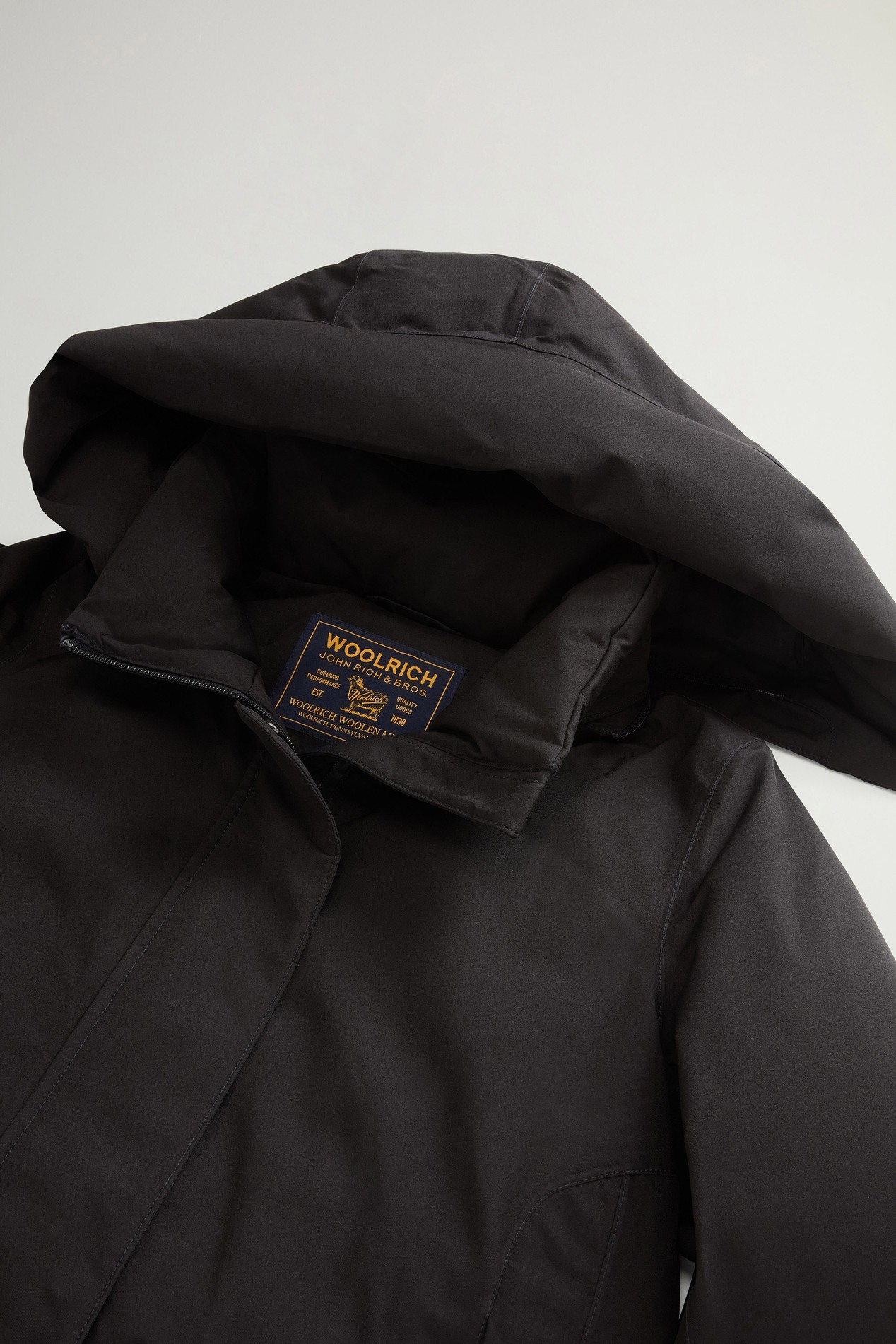 Marshall Parka in WINDSTOPPER® by GORE-TEX® Fabric Black photo 6 | Woolrich