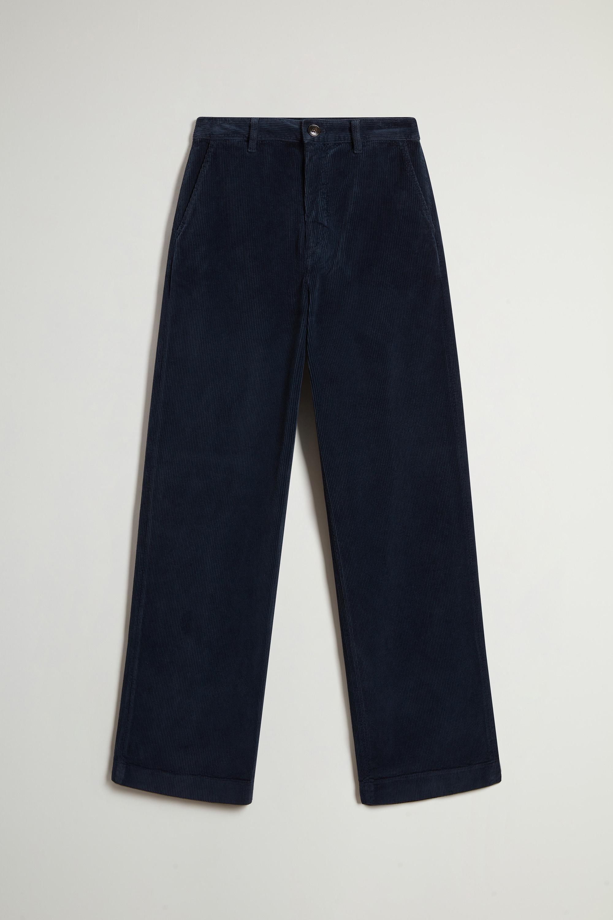 Garment-Dyed Corduroy Pants Blue photo 1 | Woolrich