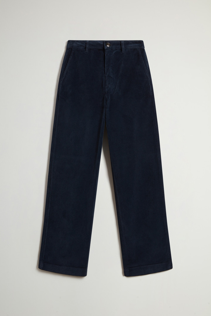 Garment-Dyed Corduroy Pants Blue photo 1 | Woolrich