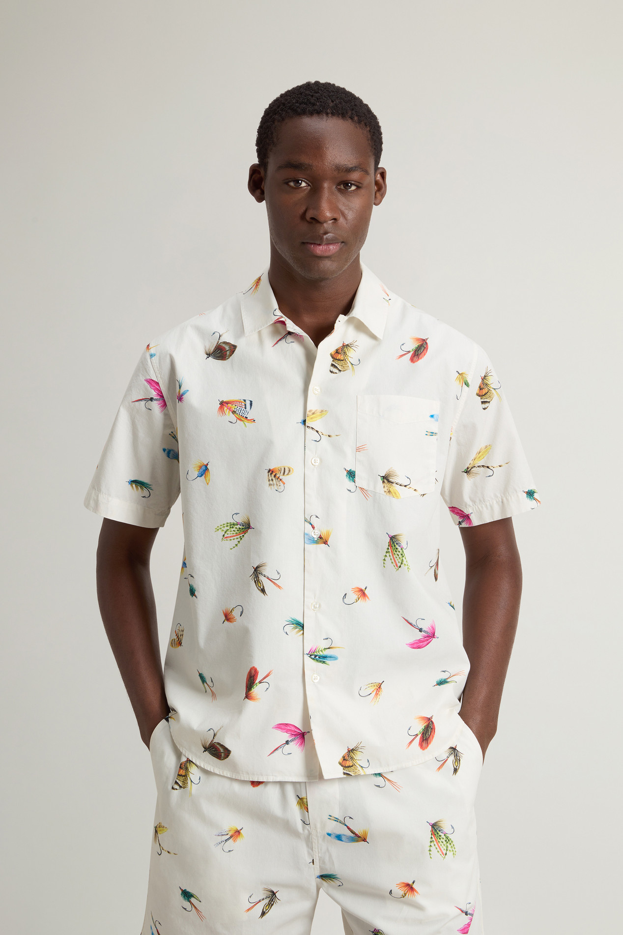 Shirt in Pure Cotton Poplin White photo 1 | Woolrich