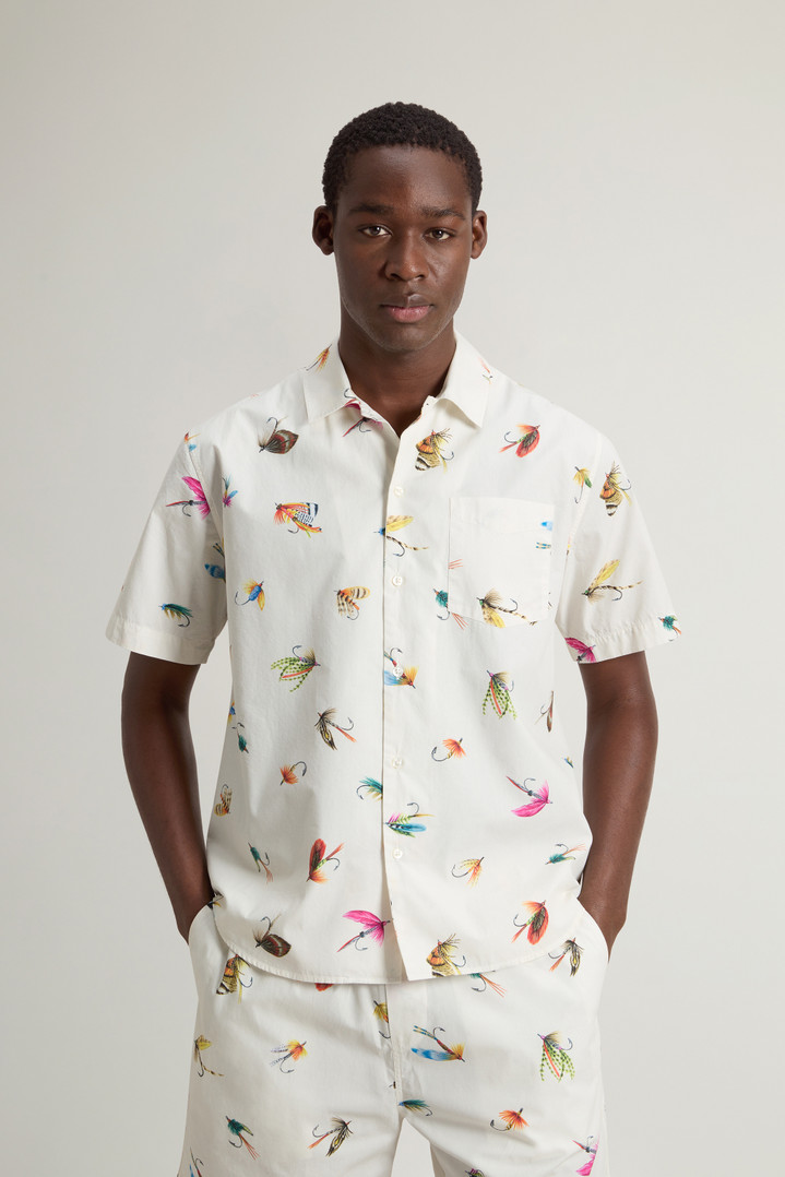 Shirt in Pure Cotton Poplin White photo 1 | Woolrich