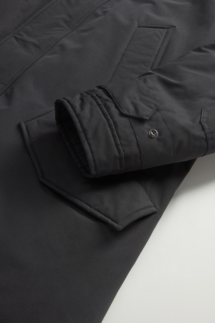 Polar Parka in Ramar Cloth with High Collar Black photo 3 | Woolrich