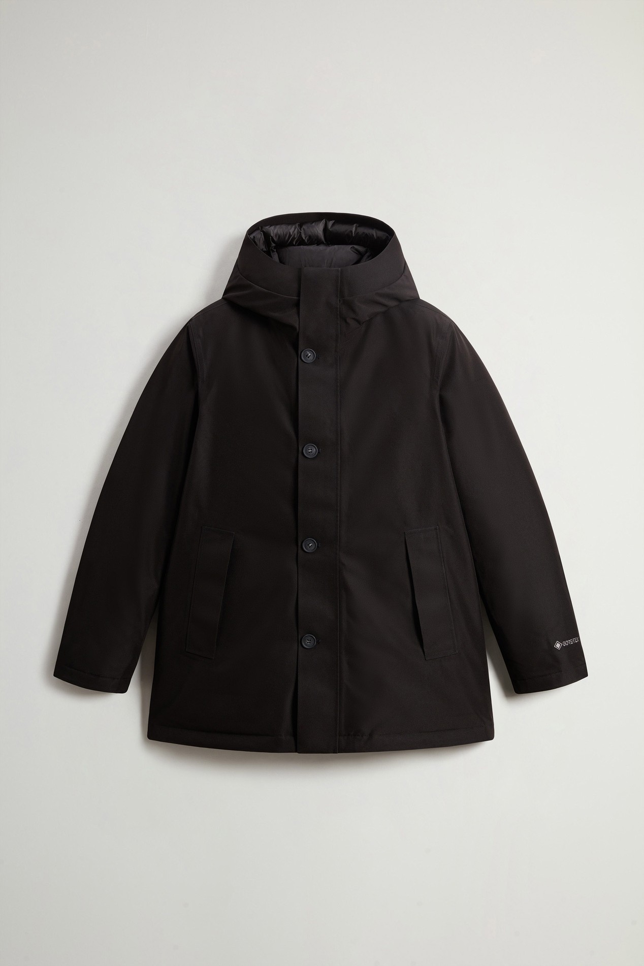 Waterproof Parka in Recycled Two-Layered GORE-TEX Fabric Black photo 5 | Woolrich