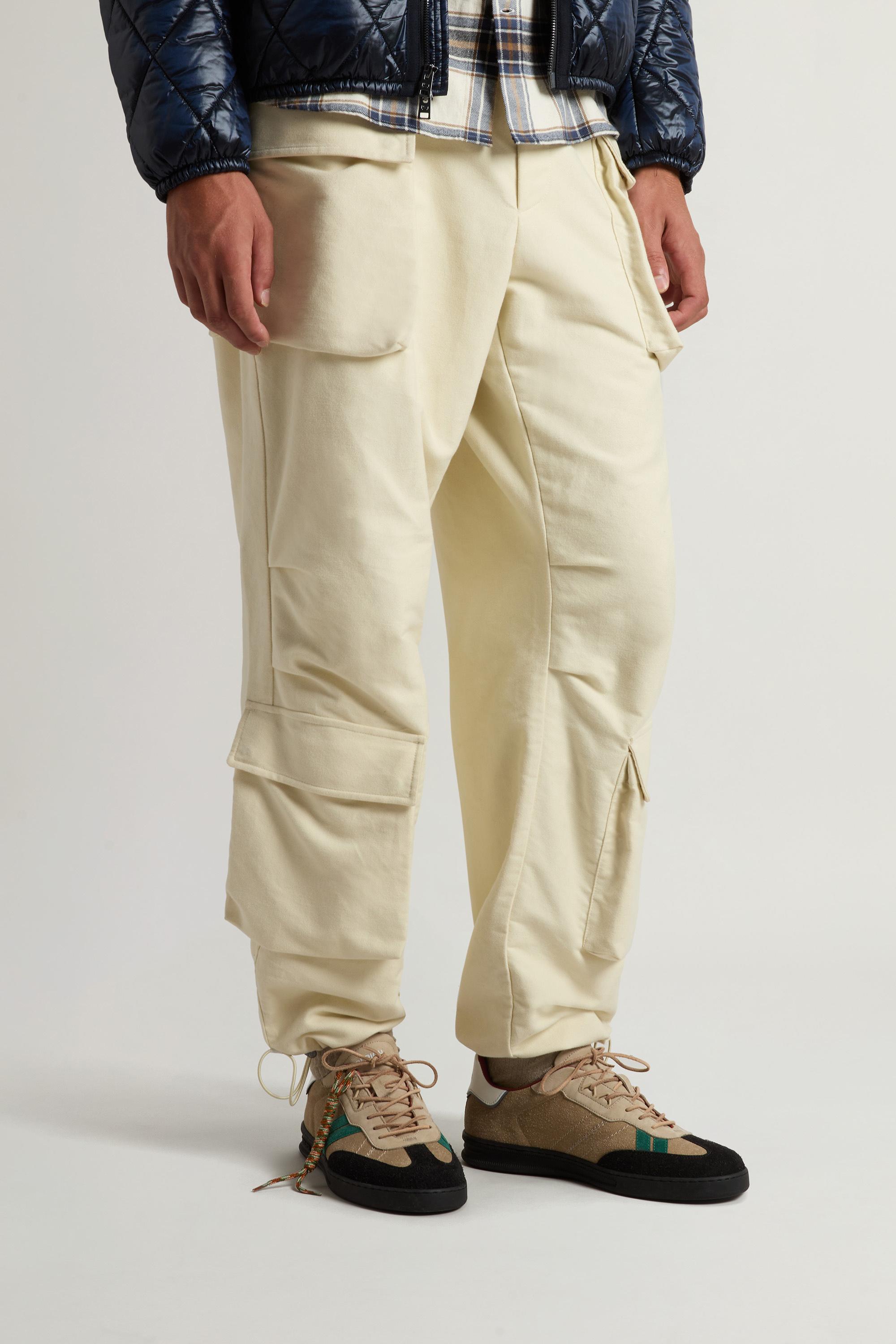 Doubleu Tennis Sneakers in Suede with Side Stripes Beige photo 6 | Woolrich