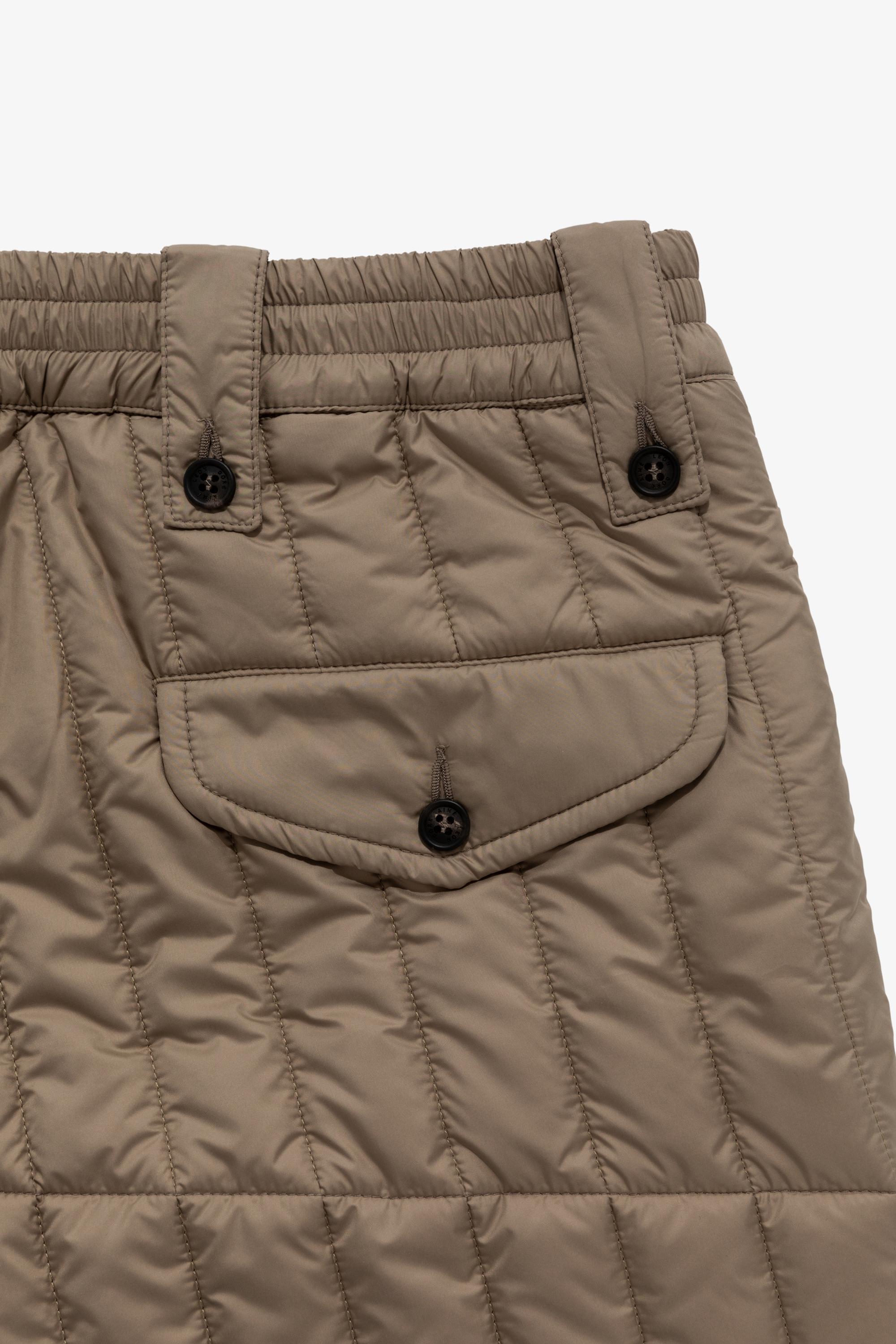 Quilted Pants in Microfiber - Aimé Leon Dore / Woolrich Brown photo 3 | Woolrich