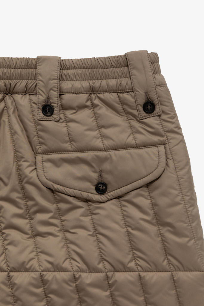 Quilted Pants in Microfiber - Aimé Leon Dore / Woolrich Brown photo 3 | Woolrich