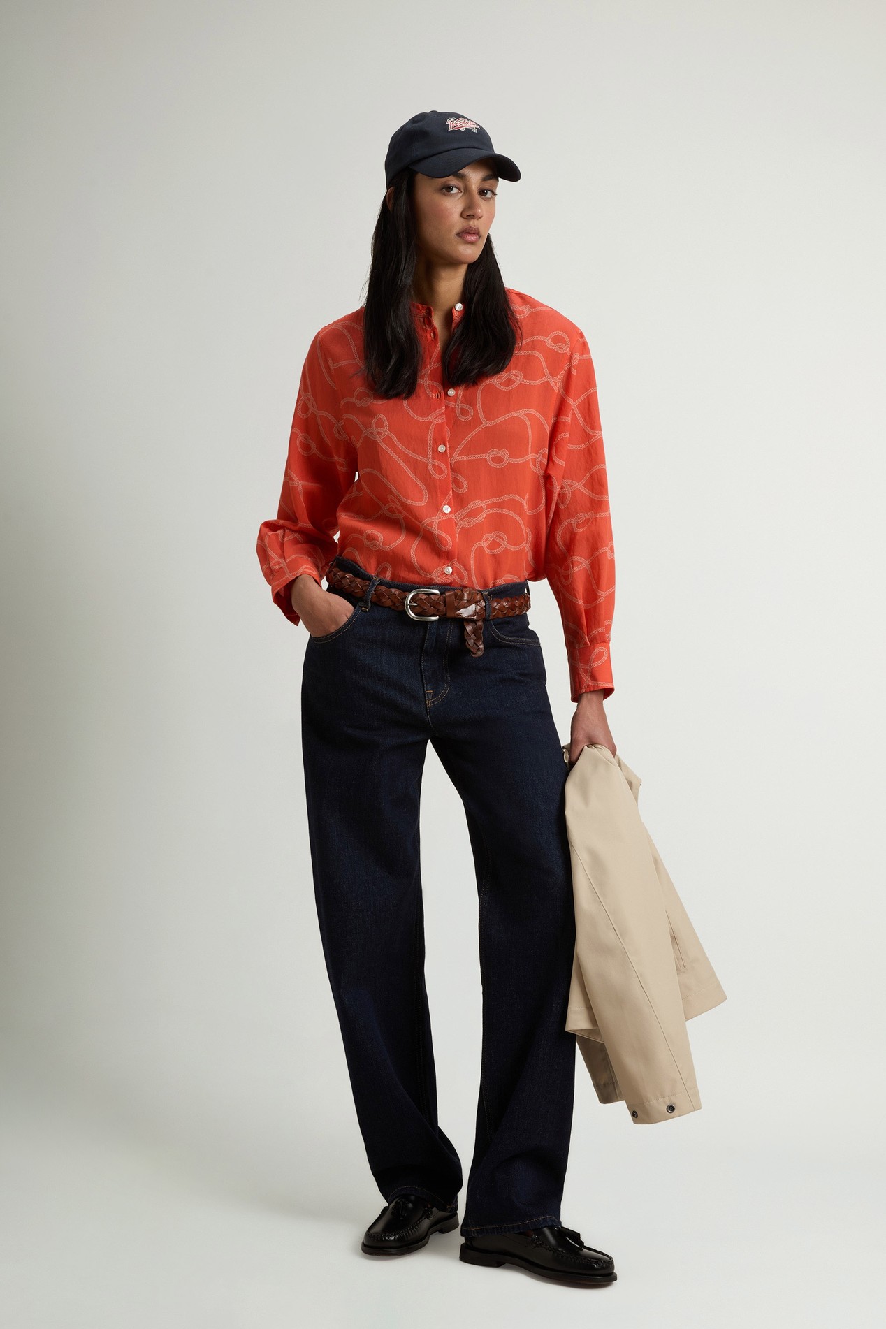 FLUID SHIRT Red photo 2 | Woolrich