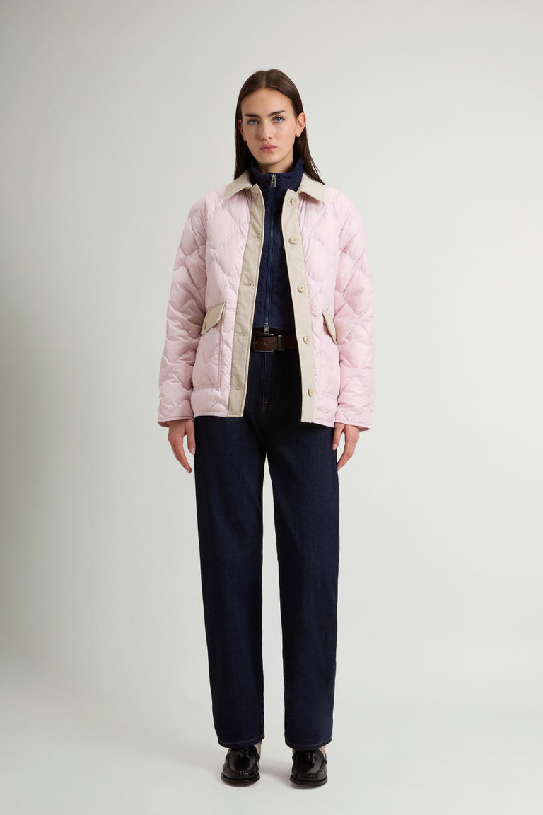 Heritage Steppjacke aus Mikrofaser Rosa photo 1 | Woolrich