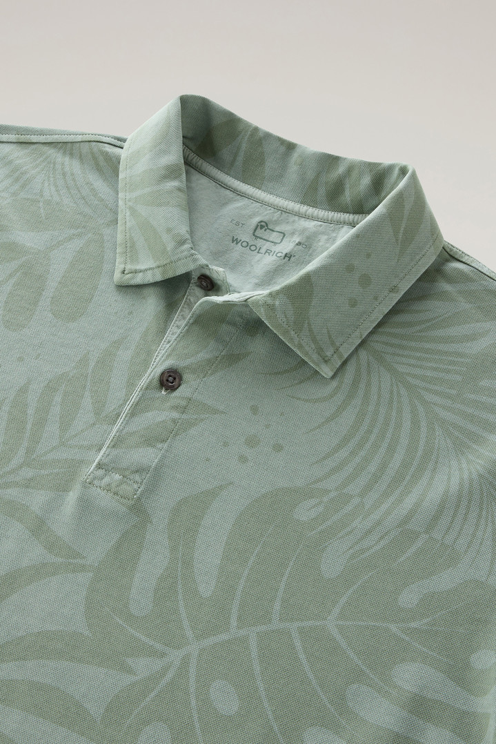 TROPICAL OVERDYED POLO Green photo 2 | Woolrich