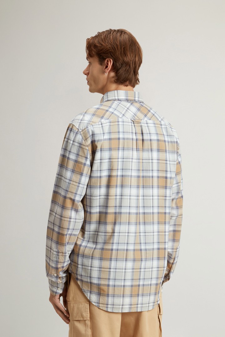 Warren Shirt in Checked Pure Cotton Blue photo 3 | Woolrich
