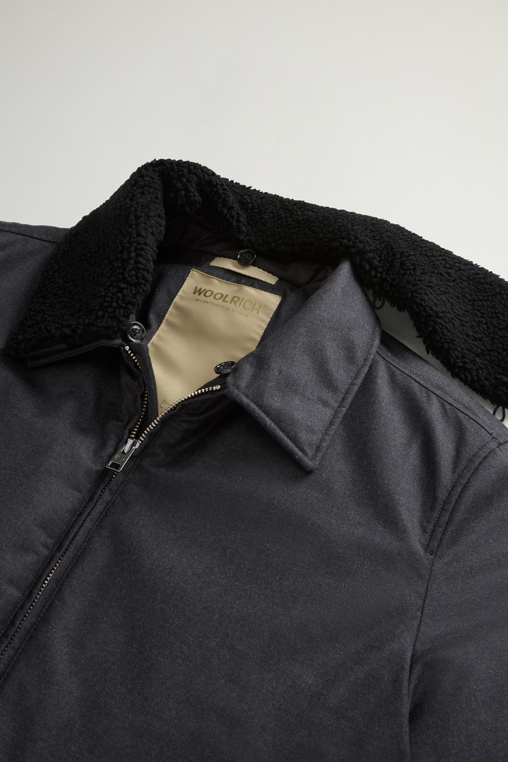 Jacket in Pure Italian Wool Crafted Using a Loro Piana Fabric Black photo 6 | Woolrich