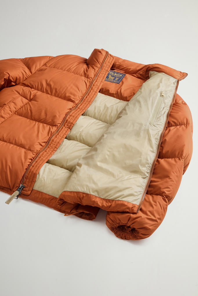Cloud Down Jacket in Microfiber Brown photo 8 | Woolrich