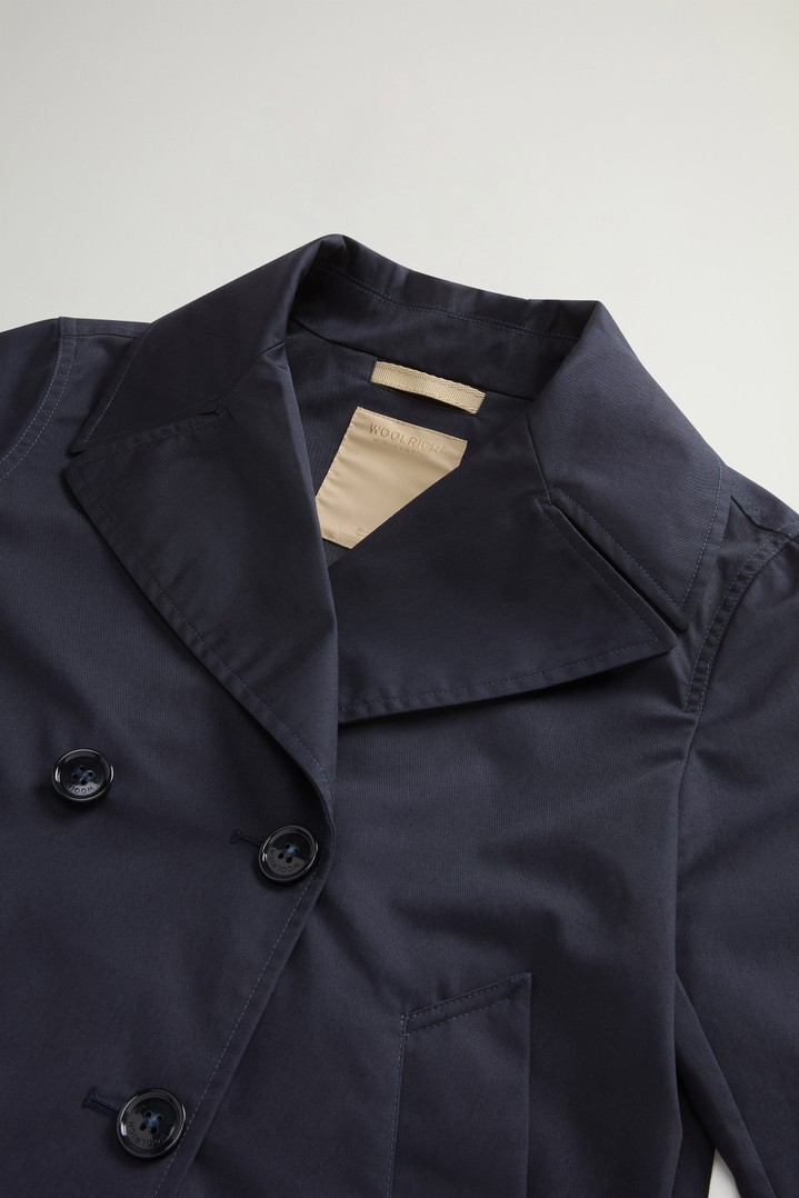 TECH COTTON PEACOAT Blue photo 6 | Woolrich