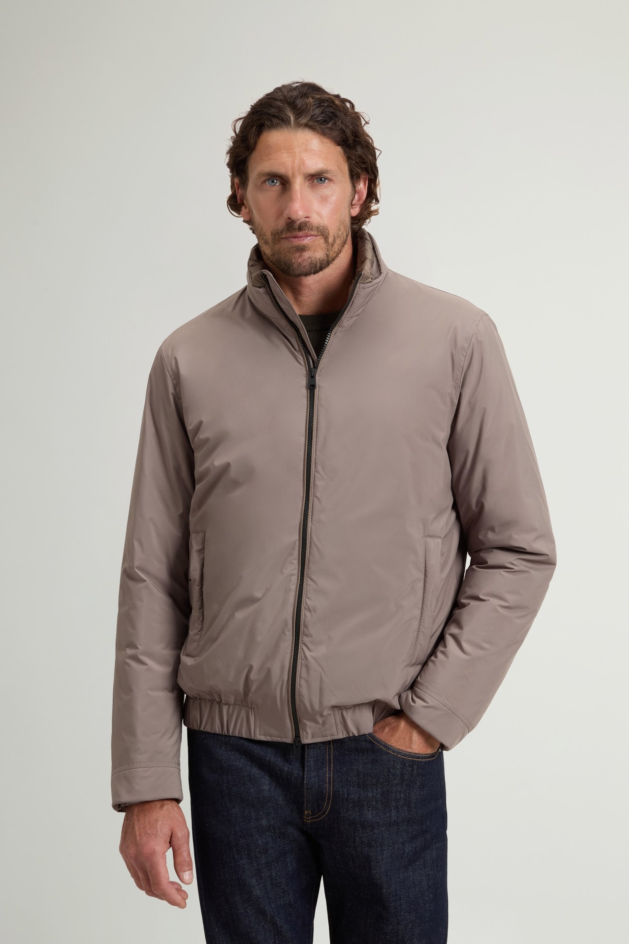 Padded Cloud Bomber Brown photo 1 | Woolrich