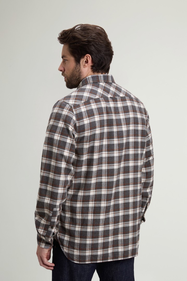 CHECK FLANNEL WARREN SHIRT Grau photo 3 | Woolrich