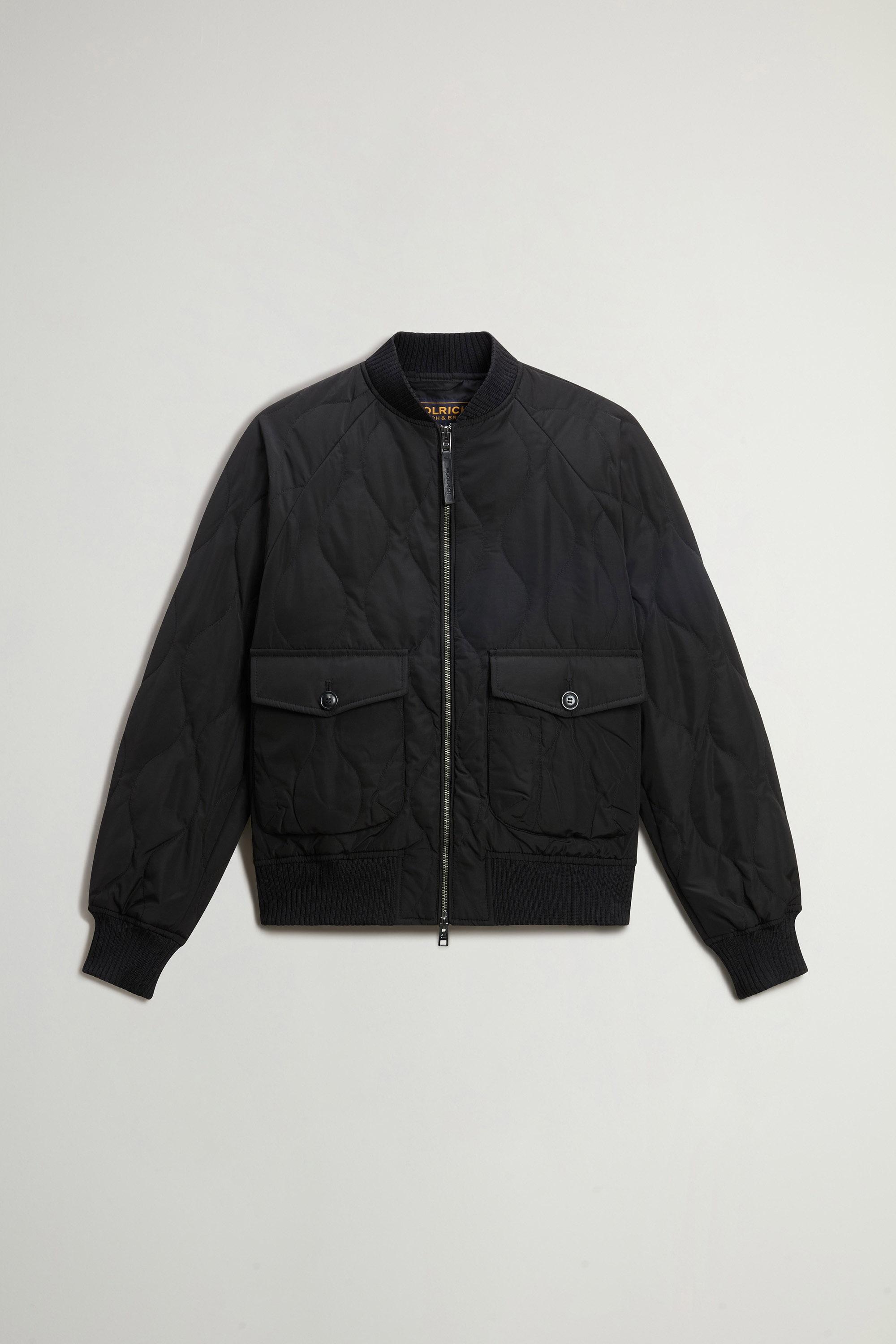 Bomber Military en nylon brillant matelassé Noir photo 5 | Woolrich