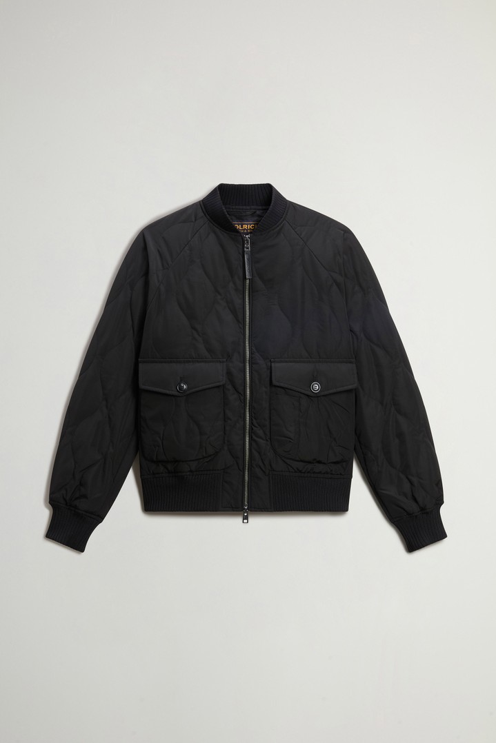 Bomber Military en nylon brillant matelassé Noir photo 5 | Woolrich