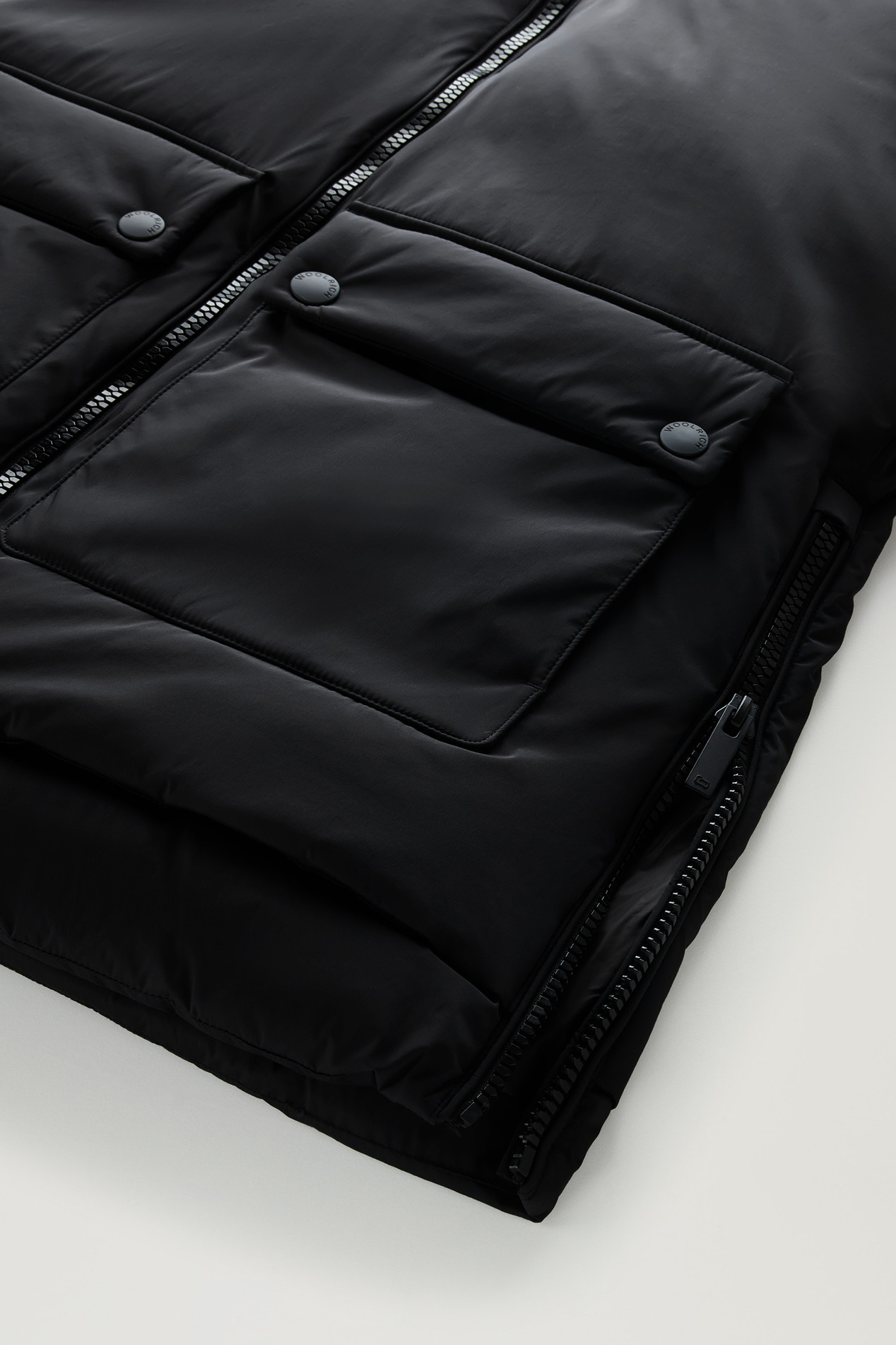 Alsea Down Jacket in Stretch Nylon Black photo 4 | Woolrich