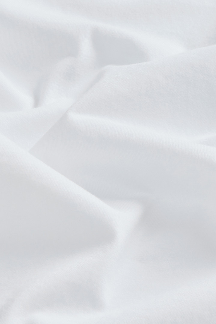 Pure Cotton T-shirt White photo 3 | Woolrich