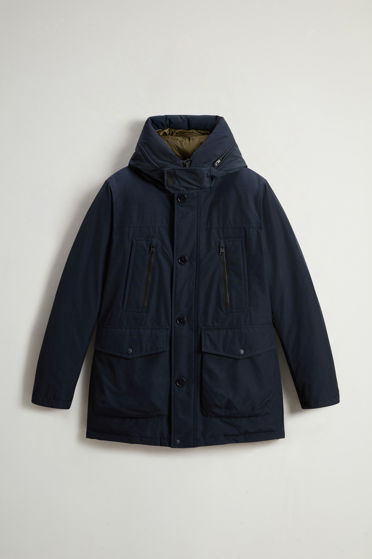 Arctic Parka Evolution in Ramar Cloth Blue photo 5 | Woolrich