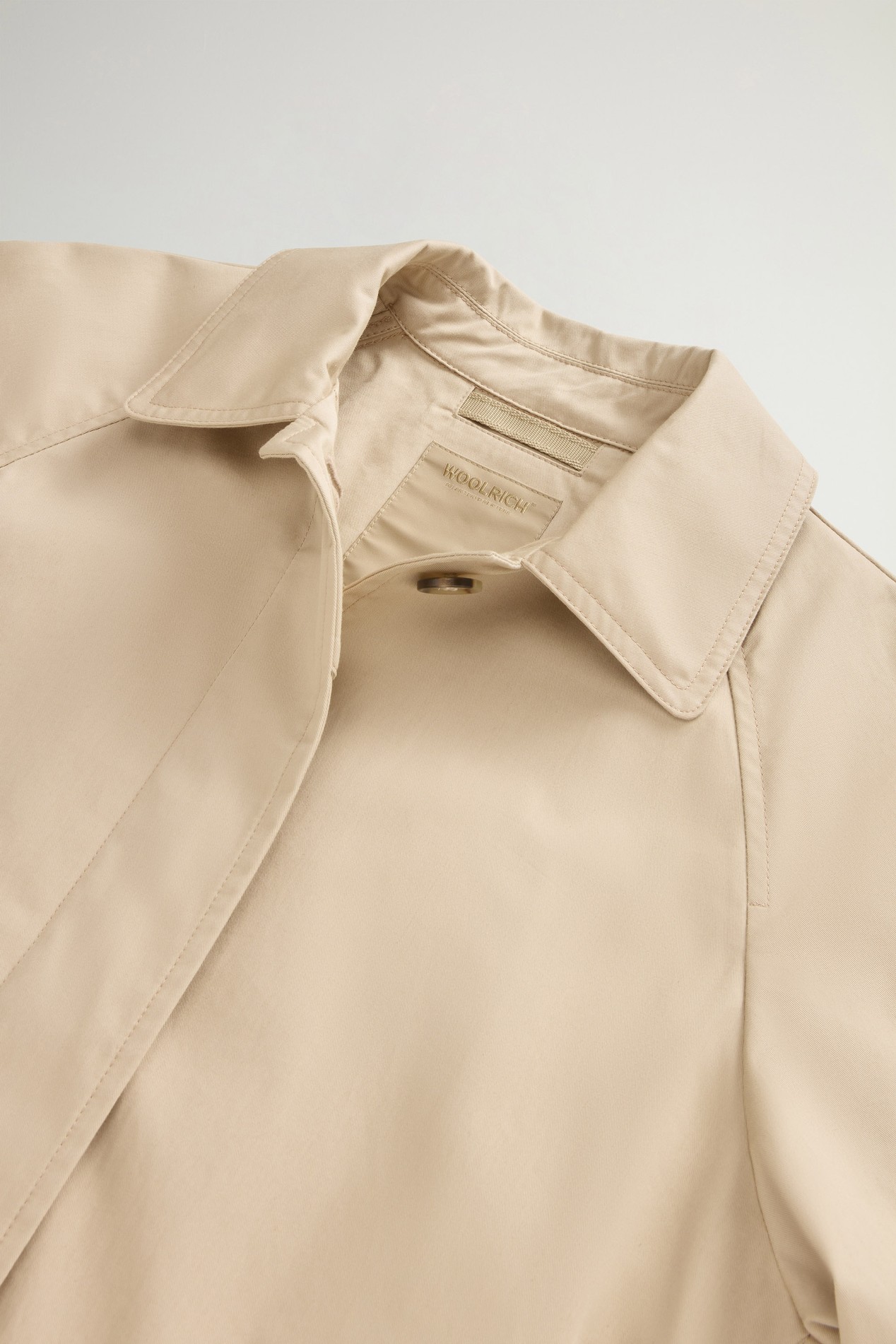 TECH COTTON COAT Beige photo 6 | Woolrich